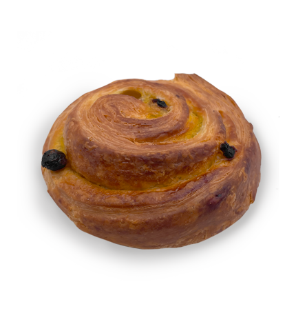 Улитка с кремом и изюмом 0