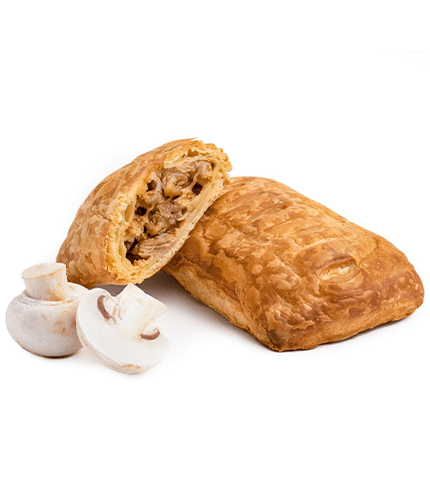 Слойка с курицей и грибами 0