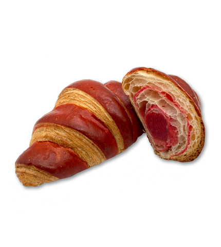Круассан с клубничной начинкой 1Круассан с клубничной начинкой